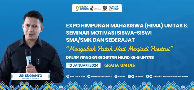 EXPO HIMA UMTAS DAN SEMINAR MOTIVASI